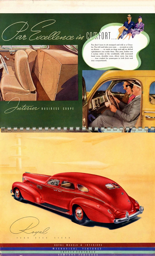 1939 Chrysler Imperial Brochure Page 4